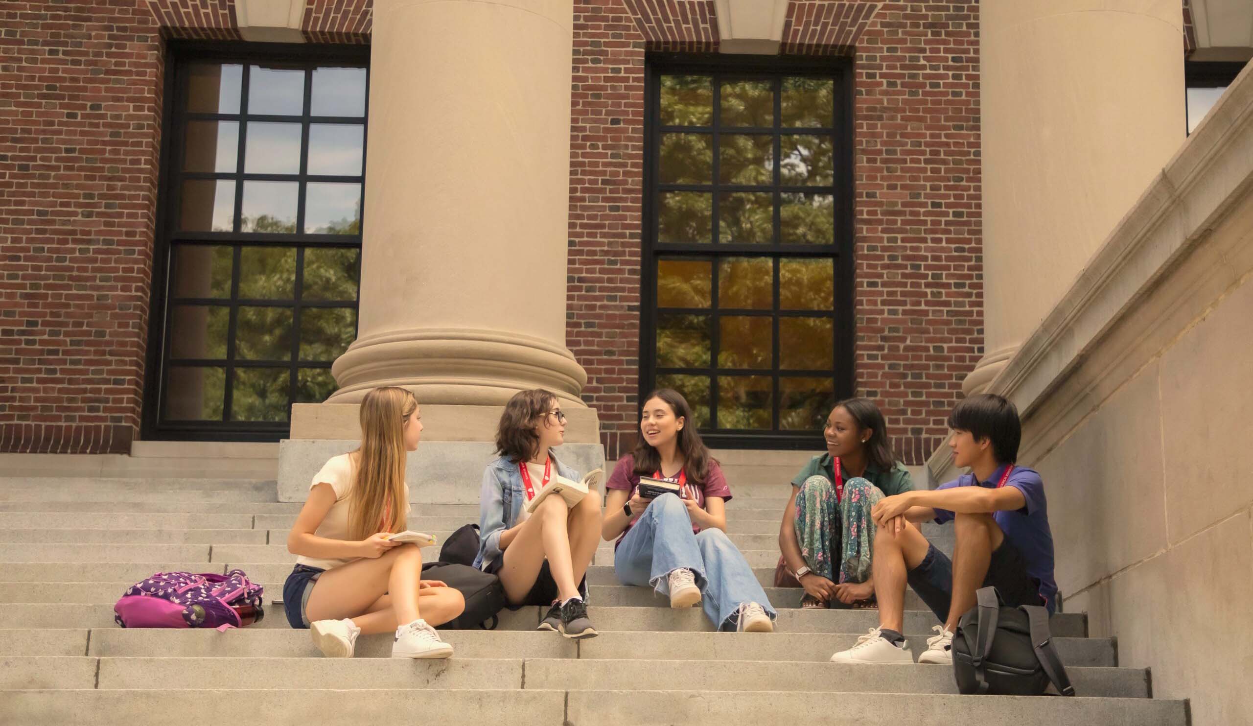 High School students at Harvard Summer School