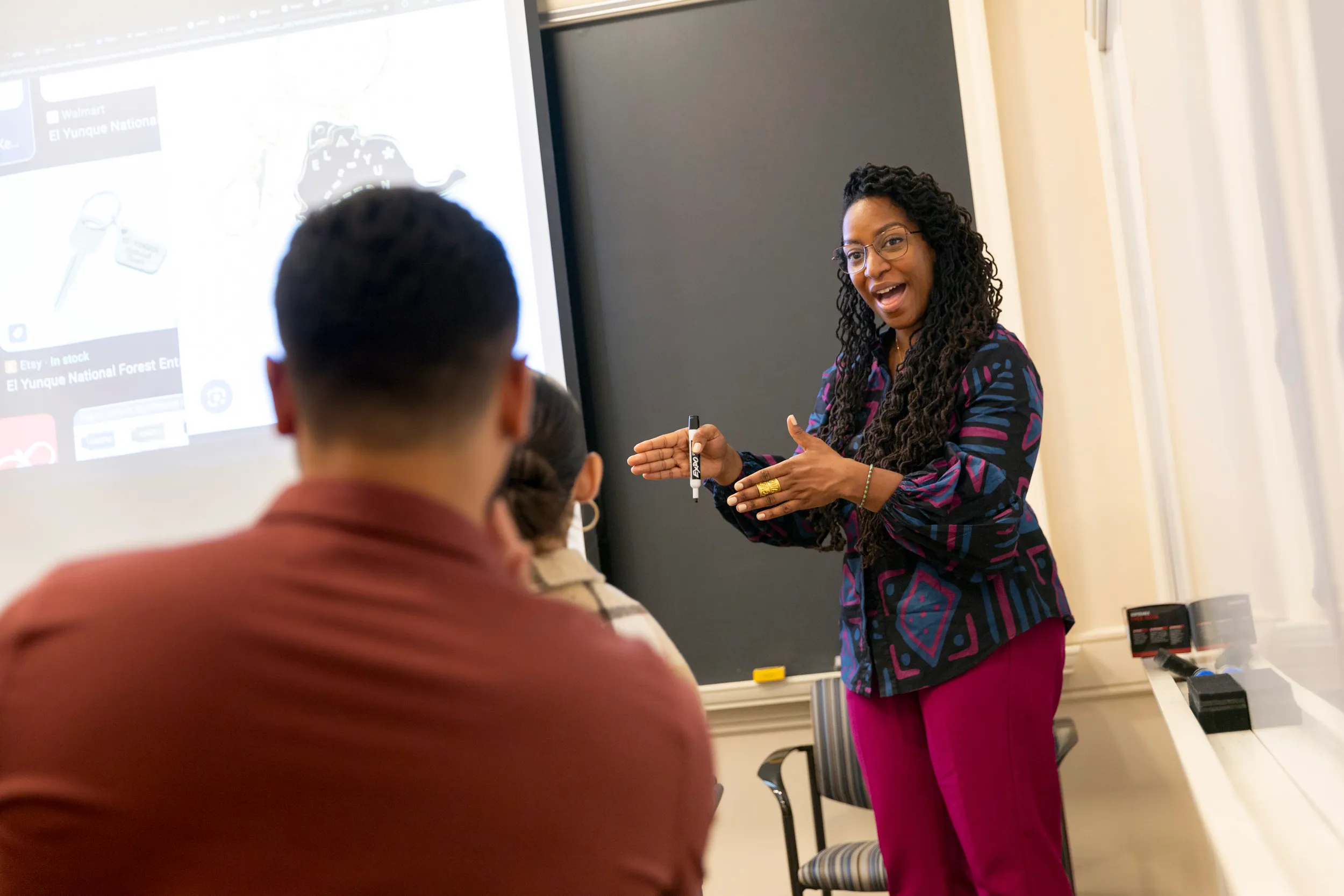 Amber Henry, assistant professor in the Department of African and African American Studies, teaches “The Politics of Paradise: Tourism in Latin America & the Caribbean.” Niles Singer/Harvard Staff Photographer